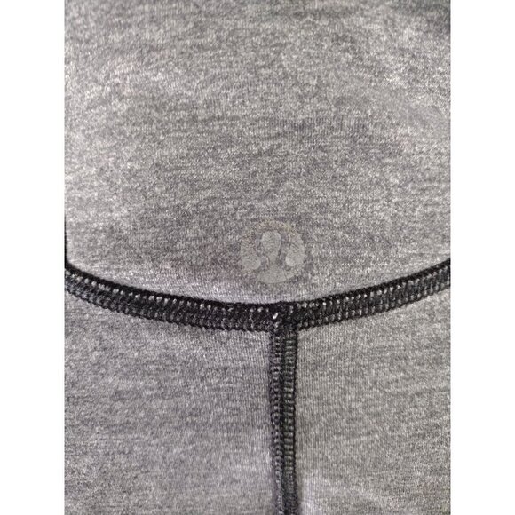Lululemon Run U-Turn gray and black long sleeved Zip up running pull over Mediu - Picture 6 of 6